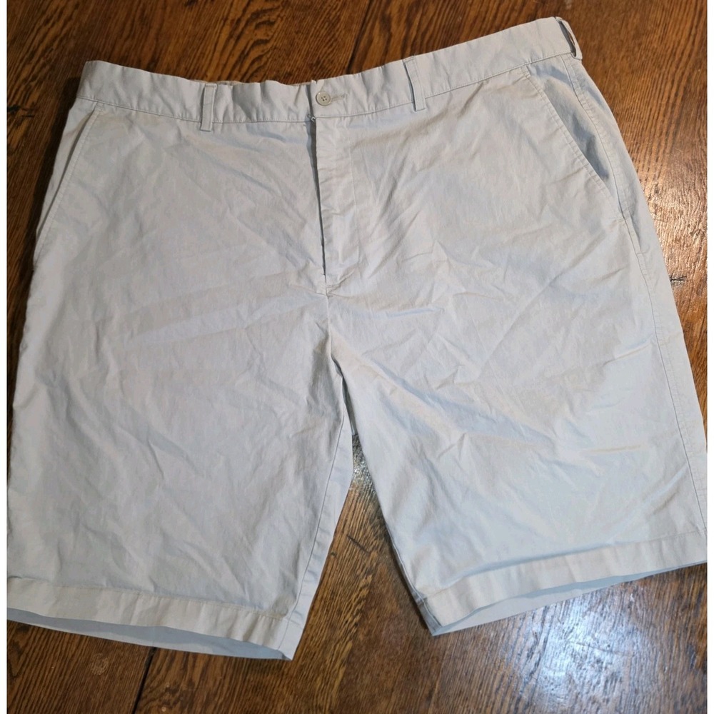 Dunning Shorts Mens 40 Beige Chino Flat Front Performance Golf Stretch Outdoor